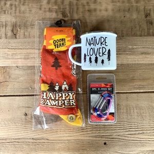 NWT: Men’s “Happy Camper” Gift Set